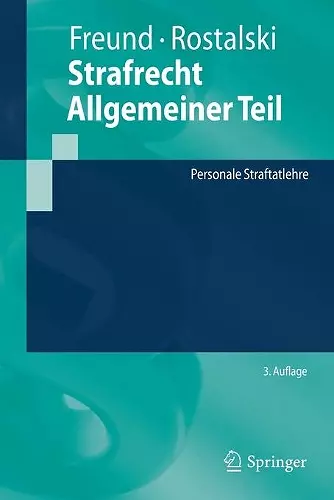 Strafrecht Allgemeiner Teil cover