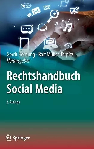 Rechtshandbuch Social Media cover