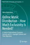 Online Music Distribution - How Much Exclusivity Is Needed? cover