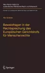 Beweisfragen in der Rechtsprechung des Europäischen Gerichtshofs für Menschenrechte cover