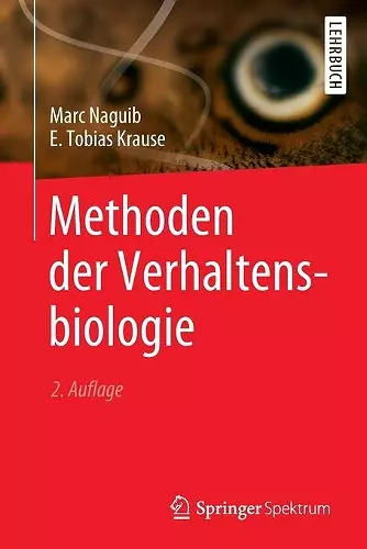 Methoden Der Verhaltensbiologie cover