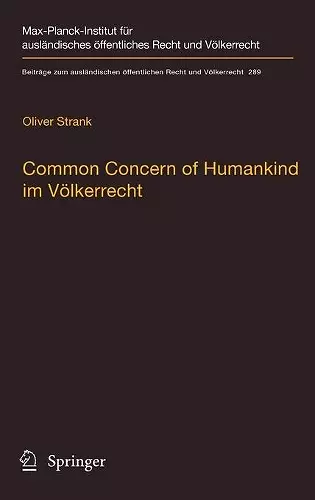 Common Concern of Humankind im Völkerrecht cover