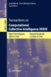 Transactions on Computational Collective Intelligence XXXIV cover