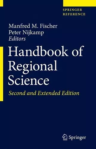 Handbook of Regional Science cover