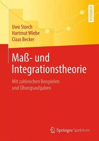 Maß- und Integrationstheorie cover