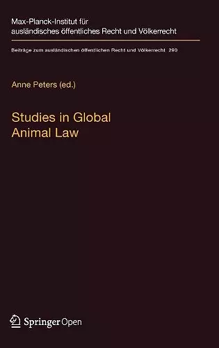 Studies in Global Animal Law cover