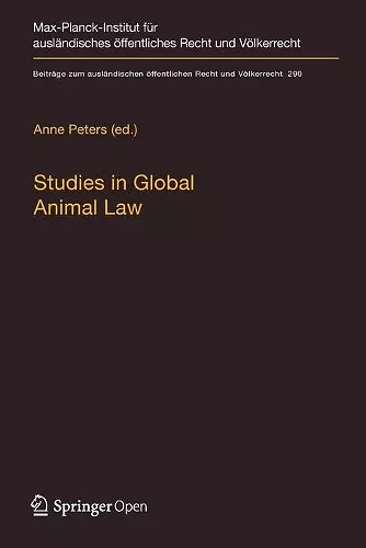 Studies in Global Animal Law cover