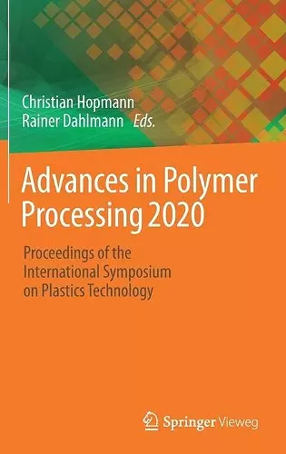Advances in Polymer Processing 2020 cover