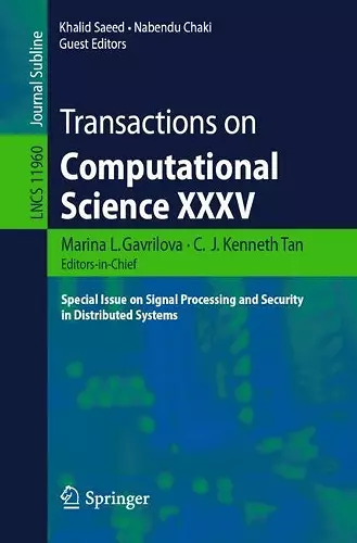 Transactions on Computational Science XXXV cover