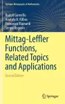 Mittag-Leffler Functions, Related Topics and Applications cover