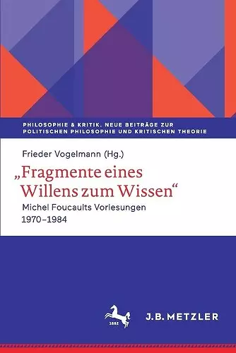 ,,Fragmente eines Willens zum Wissen" cover