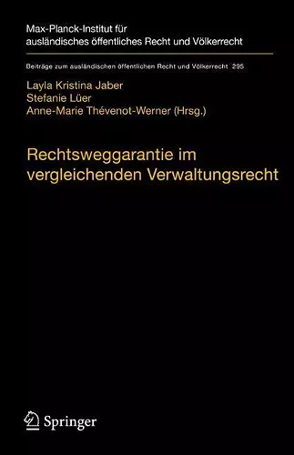 Rechtsweggarantie im vergleichenden Verwaltungsrecht cover