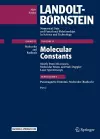 Molecular Constants Mostly from Microwave, Molecular Beam, and Sub-Doppler Laser Spectroscopy cover