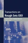 Transactions on Rough Sets XXII packaging