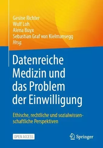 Datenreiche Medizin Und Das Problem Der Einwilligung cover