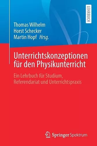 Unterrichtskonzeptionen Für Den Physikunterricht cover