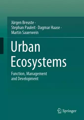 Urban Ecosystems cover