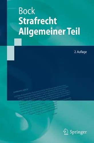 Strafrecht Allgemeiner Teil cover