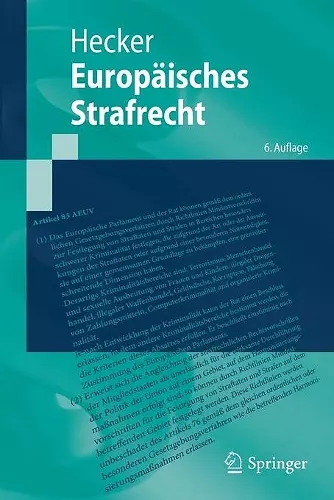 Europäisches Strafrecht cover