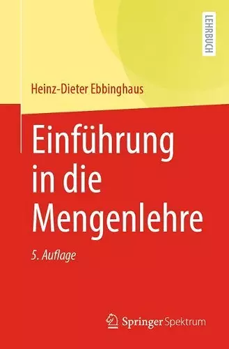 Einführung in Die Mengenlehre cover