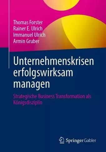 Unternehmenskrisen erfolgswirksam managen cover