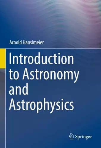 Introduction to Astronomy and Astrophysics cover