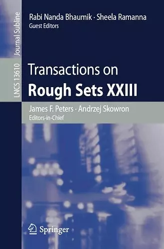 Transactions on Rough Sets XXIII cover