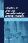 Transactions on Large-Scale Data- and Knowledge-Centered Systems LIII cover