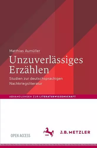 Unzuverlässiges Erzählen cover
