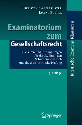 Examinatorium zum Gesellschaftsrecht cover
