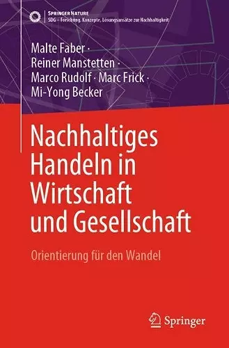 Nachhaltiges Handeln in Wirtschaft und Gesellschaft cover