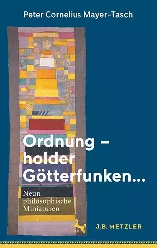 Ordnung – holder Götterfunken… cover