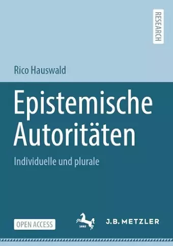 Epistemische Autoritäten cover