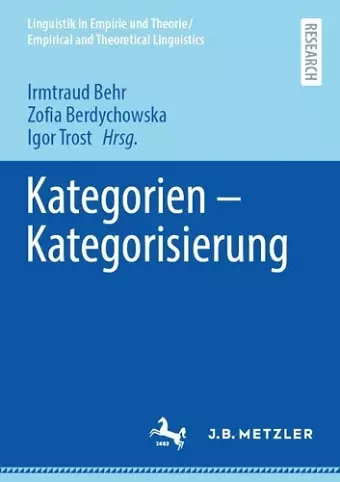 Kategorien – Kategorisierung cover