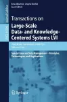 Transactions on Large-Scale Data- and Knowledge-Centered Systems LVI cover