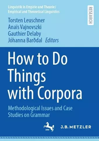 How to Do Things with Corpora cover