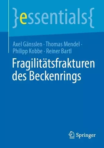 Fragilitätsfrakturen des Beckenrings cover