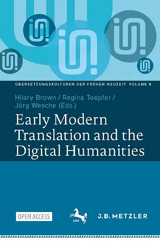 Early Modern Translation and the Digital Humanities cover