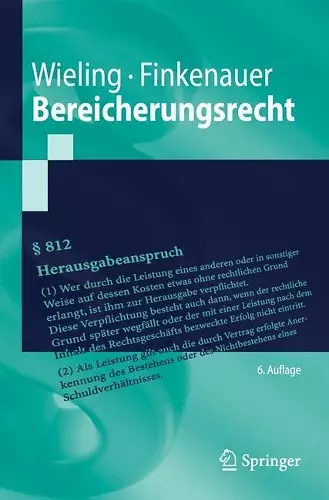 Bereicherungsrecht cover