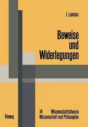 Beweise Und Widerlegungen cover