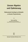 Lineare Algebra und lineare Optimierung cover