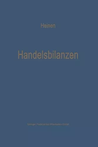 Handelsbilanzen cover