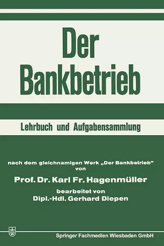 Der Bankbetrieb cover