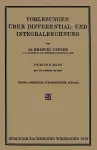 Vorlesungen Über Differential- Und Integralrechnung cover