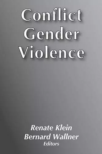 Conflict, Gender, Violence cover