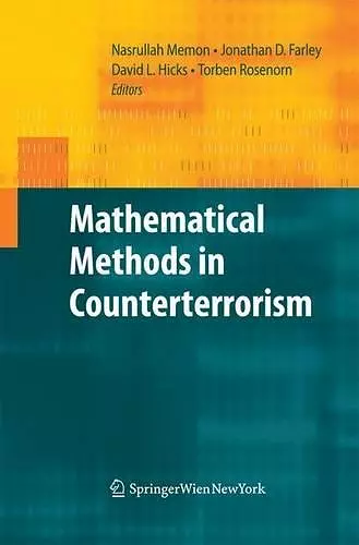 Mathematical Methods in Counterterrorism cover