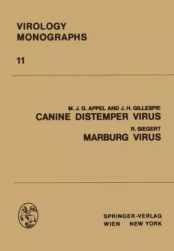 Canine Distemper Virus cover