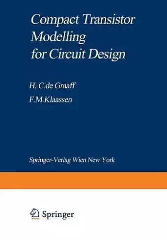 Compact Transistor Modelling for Circuit Design cover