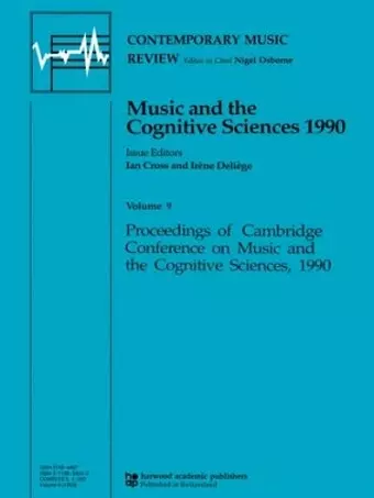 Music and the Cognitive Sciences 1990 cover