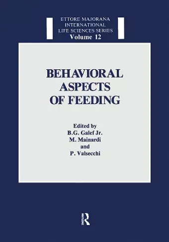 Behavioral Aspects of Feeding cover